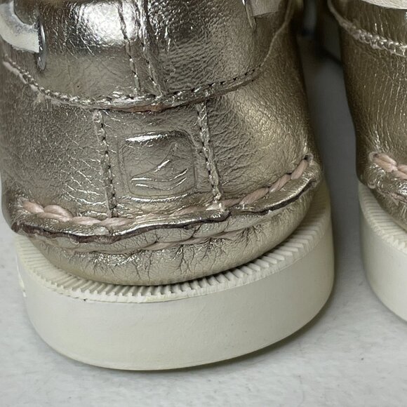 Sperry Top-Sider Metallic Authentic Original Boat Shoe Sneaker Size 5 - Picture 8 of 16